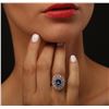 Image 5 : 14KT Two-Tone Gold 1.73 ctw Tanzanite and Diamond Ring