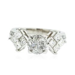 Platinum 2.62 ctw Diamond Ring