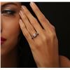 Image 1 : 14KT White Gold 1.57 ctw Diamond Ring