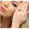 Image 3 : 14KT White Gold 1.40 ctw Alexandrite and Diamond Ring