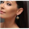 Image 2 : 14KT White Gold 11.92 ctw Citrine and Diamond Earrings