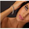 Image 1 : 14KT White Gold 13.77 ctw Diamond Bracelet