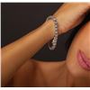 Image 2 : 14KT White Gold 13.77 ctw Diamond Bracelet