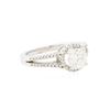 Image 2 : 14KT White Gold 1.30 ctw Diamond Ring
