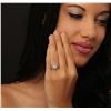 Image 3 : 14KT White Gold 1.30 ctw Diamond Ring