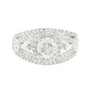 Image 1 : 18KT White Gold 2.05 ctw Diamond Ring