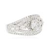 Image 2 : 18KT White Gold 2.05 ctw Diamond Ring