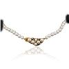 Image 3 : 18KT Yellow Gold 0.18 ctw Diamond and  Pearl Necklace
