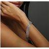 Image 2 : 14KT White Gold 6.54 ctw Diamond Bracelet