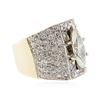 Image 2 : 14KT Yellow Gold 1.53 ctw I-1/L Diamond Ring