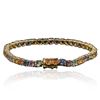 Image 2 : 10KT Yellow Gold 15.62 ctw Multi Gemstone Bracelet