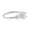 Image 2 : Platinum 1.13 ctw Diamond Ring