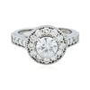 Image 3 : 14KT White Gold 2.18 ctw Diamond Ring