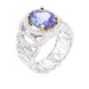 Image 6 : 14KT Two-Tone Gold 2.88 ctw Tanzanite and Diamond Ring