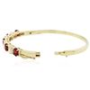 Image 6 : 14KT Yellow Gold 4.90 ctw Ruby and Diamond Bracelet