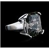 Image 4 : 14KT White Gold 25.26 ctw Tourmaline Ring