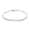 Image 1 : 14KT White Gold 5.34 ctw Diamond Tennis Bracelet