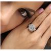 Image 1 : 14KT White Gold 1.37 ctw Diamond Ring