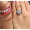 Image 2 : 14KT White Gold 1.37 ctw Diamond Ring