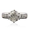 Image 1 : Platinum 2.89 ctw Diamond Ring