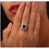 Image 5 : 14KT White Gold 1.88 ctw Tanzanite and Diamond Ring