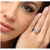 Image 2 : 14KT White Gold 1.02 ctw Diamond Ring