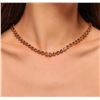 Image 2 : 14KT Yellow Gold 30.50 ctw Citrine and Diamond Necklace