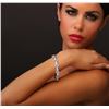 Image 2 : 14KT White Gold 3.79 ctw Diamond Bracelet