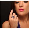 Image 2 : 14KT Rose Gold 3.74 ctw Tanzanite and Diamond Ring