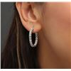 Image 1 : 14KT White Gold 3.56 ctw Diamond Earrings