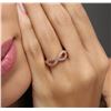 Image 2 : 14KT Rose Gold 0.37 ctw Diamond Ring