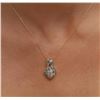 Image 2 : 10KT Yellow Gold 0.50 ctw Diamond Pendant With Chain