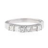 Image 1 : 14KT White Gold 0.75 ctw Diamond Ring