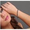 Image 1 : 14KT White Gold 13.52 ctw Sapphire and Diamond Bracelet