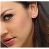 Image 5 : 14KT White Gold 1.11 ctw Diamond Solitaire Earrings