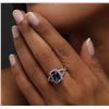Image 6 : 14KT White Gold 1.97 ctw Tanzanite and Diamond Ring