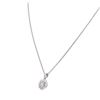 Image 7 : 14KT White Gold 0.92 ctw Diamond Pendant With Chain