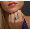 Image 4 : 14KT Two-Tone Gold 2.80 ctw Tanzanite and Diamond Ring
