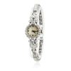 Image 1 : Ladies Vintage Hamilton 14KT White Gold 2.80 ctw Diamond Wristwatch