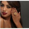 Image 2 : 14KT Yellow Gold 16.95 ctw Citrine and Diamond Ring