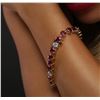 Image 6 : 14KT Yellow Gold 18.27 ctw Ruby and Diamond Bracelet