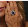 Image 7 : 14KT Two-Tone Gold 6.65 ctw Tanzanite and Diamond Ring