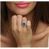 Image 4 : 18KT White Gold 2.59 ctw Tanzanite and Diamond Ring