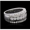 Image 4 : 14KT White Gold 1.40 ctw Diamond Ring