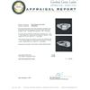 Image 8 : 14KT White Gold 1.12 ctw Diamond Ring