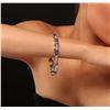 Image 1 : 14KT White Gold 1.02 ctw Diamond Bracelet