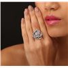 Image 2 : 14KT White Gold 0.67 ctw Diamond Ring