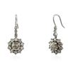 Image 2 : 14KT White Gold 3.72 ctw Diamond Earrings