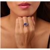 Image 3 : 14KT White Gold 4.54 ctw Tanzanite and Diamond Ring
