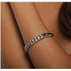 Image 5 : 18KT White Gold 1.67 ctw Diamond Bangle Bracelet